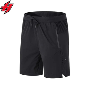 Pantalones cortos deportivos para correr de verano de alta calidad para hombre, pantalones cortos de gimnasio más vendidos, cintura sólida con cordón, estambre de calle alta - Product Image 2