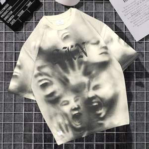 100% algodón Camisetas para hombre Bordado en blanco Alta calidad Impreso Hombres Cantidad Camisetas personalizadas Fabricante y mayorista - Product Image 1