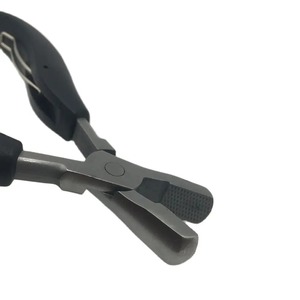 คีมต่อผมด้ามดำ 14.6 ซม. พร้อมร่อง  เครื่องมือบดแบบฟิวชั่น  เครื่องมือถอดผมต่อ - Product Image 4