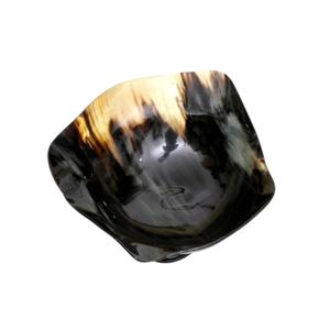 ชามฮอร์นดีไซน์เนอร์ที่มีพื้นผิวขัดเงาเรียบสำหรับการตกแต่งและใช้งานได้จริง - Product Image 3