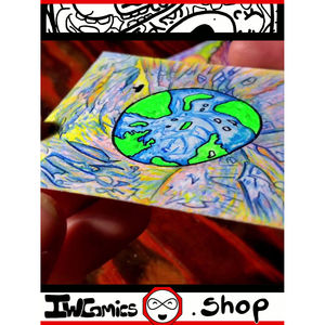 Cuando los Mundos se Topan # 62 en 1: Serie de películas de arte 3x3, producto de papel de cómics IW - Product Image 2