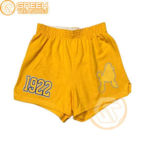 Pantalones cortos bordados de lana de algodón Sigma Gamma Rho personalizados Sorority ropa griega de alta calidad mujeres fraternidad transpirable - Product Image 5