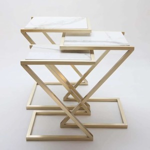 Round Central <b>Table</b> <b>Set</b> Of-2 for Living Room Best Selling New Design Trendy <b>Side</b> <b>Table</b> Hot Selling New Design Trendy <b>Table</b> - Product Image 2