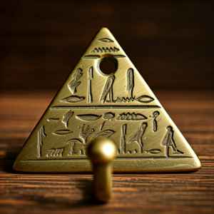 Brass Antique Pyramid Wall <b>Hook</b> Decorative <b>Coat</b> <b>Hooks</b> Figurine - Product Image 2
