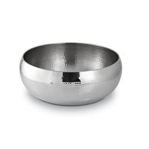 Tazón de servir de forma redonda de metal martillado multiusos para frutas y ensaladas, postres y ensaladas con metal de alta calidad - Product Image 6