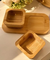 Récipient à condiments décoratif de mariage du Ramadan avec couvercle en bois couvercle de plateau en métal bocal de dattes de fruits secs stockage d'affaires et de cadeaux