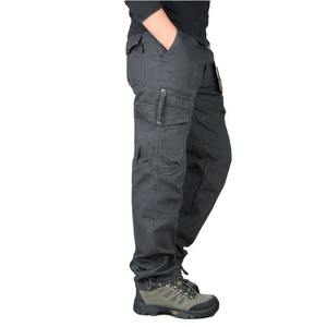 Pantalones Deportivos Casuales para Hombre, Holgados, Tácticos, para Montañismo, Ligeros, con Cintura Elástica, 100% Algodón, Transpirables y Ecológicos - Product Image 3
