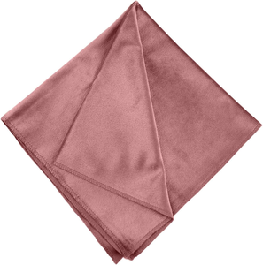 Servilleta DE MESA DE BODA Rosa polvoriento de lujo 20 ''* 20'' Servilletas de cena de terciopelo lavables suaves para Hotel - Product Image 2