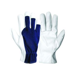 Gants mécaniques respirants de protection des mains de travail industriel bleu blanc gants d'assemblage enduits de sable légers flexibles - Product Image 5