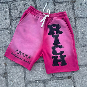 Nouveaux shorts à impression de bulles de course au design personnalisé Nouveaux shorts de sueur à la mode pour hommes - Product Image 3