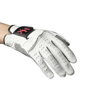 Guantes de golf estampados personalizados unisex de alta calidad hechos de cuero Cabretta Material antideslizante MOQ bajo para uso deportivo - Product Image 3
