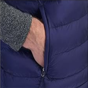 Chaleco Sin Mangas Multicolor de Lona de Alta Calidad, Ropa de Invierno Transpirable y Resistente al Viento, Mangas Acolchadas, Cuello Alto - Product Image 4