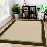 Classical Stripe 100% Wool PET Friendly Extra Thick Non-Slip Easy Clean Lounge Rug Soft Bedside Mat Entrance Door Area Rugs Sets