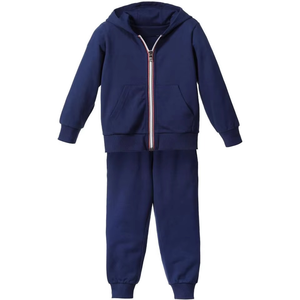 2025 vêtements d'hiver meilleure qualité Logo personnalisé enfants survêtement vêtements d'hiver en couleur unie ensembles en gros facile à porter - Product Image 5