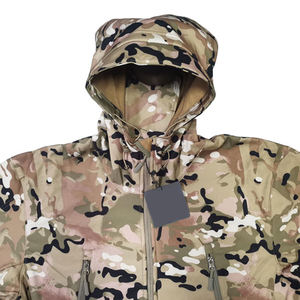 Veste tactique imperméable à coque souple à prix avantageux, vente en gros, vestes de chasse pour hommes à manches longues pour l'extérieur - Product Image 3