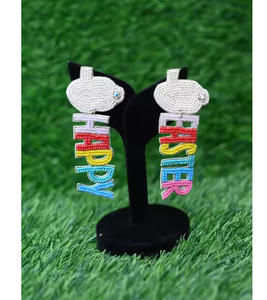 ต่างหูห่วงแบบถักด้วยมือที่ทันสมัยสำหรับผู้หญิงและเด็กผู้หญิงเครื่องประดับแฟชั่นอินเทรนด์จากอินเดีย - Product Image 5