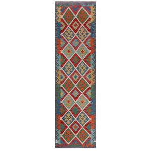 Tapis de couloir Maimana Afghanistan Kilim 300 x 85 cm - Product Image 1