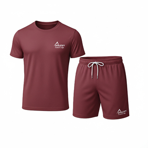 Vêtements de sport en coton respirant et durable pour hommes, ensemble de fitness en gros, vêtements de sport de haute qualité pour les commandes en gros, personnalisation de la marque. - Product Image 1