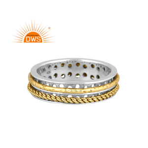 Latest Design 925 Sterling Silver <b>Spinner</b> Band <b>Ring</b> Custom Jewelry For Women Gift For Her - Product Image 2