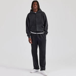 Qualité supérieure Hommes Survêtements Streetwear 100% Coton Survêtement Logo Personnalisé Courir En Plein Air Jogging Ensemble Léger - Product Image 1