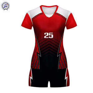 2024 คุณภาพสูงการออกแบบล่าสุดวัสดุโพลีเอสเตอร์กีฬากลางแจ้งสวมชุดวอลเลย์บอลสําหรับผู้ใหญ่ - Product Image 2