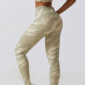 Hot Sale Best Quality Women Yoga Set 2 Piece Solid Elastic Waist Eco-Friendly Lightweight Breathable Outdoor Use Wholesale - Product Image 5