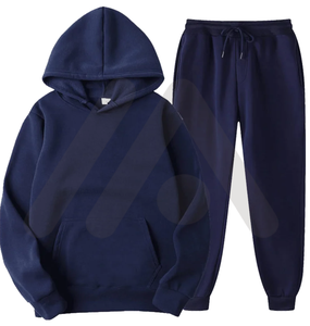 Sweat-shirt à capuche décontracté coupe ample la mieux notée pour homme, pantalon, tissu tricoté à motifs unis, logo personnalisé, fabriqué en automne - Product Image 4