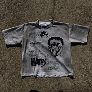 Camiseta Deportiva para Hombre, Personalizada con Logotipo Frontal, de Alta Calidad, Transpirable, de Secado Rápido, 350 Gramos, Talla Grande, para Fitness y Running - Product Image 3