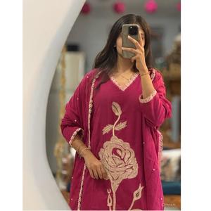 ชุดเดรสผ้าฝ้ายน้ำหนักเบาสำหรับผู้หญิงดีไซน์เป็นเอกลักษณ์สำหรับตลาดในประเทศและต่างประเทศ - Product Image 1