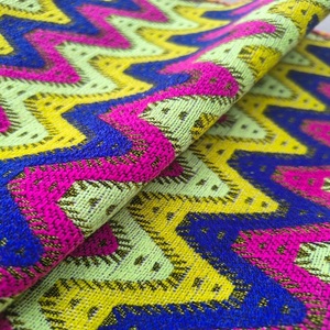 Tissu Jacquard respirant de luxe pour femmes filles doux chaîne tricoté poids lourd fourre-tout sacs à main fil teint motif tissé sac - Product Image 6