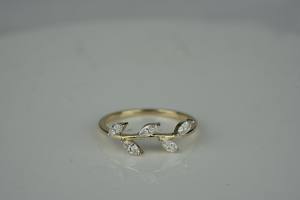 Bague de Moissanite en diamant de laboratoire élégant, coupe marquise, 0.30 carats, clarté VS1, certifié IGI SGL, or rose, argent, fournisseur - Product Image 5