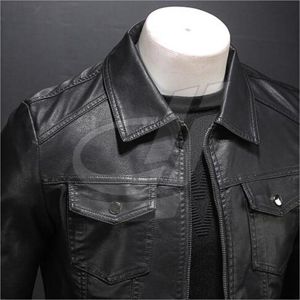 Chaqueta Parka de cuero genuino para hombre de alta calidad hecha a medida Prendas de abrigo Premium - Product Image 5