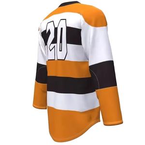 Haute Qualité Personnalisé Dernier Produit Sublimation Hockey Sur Glace Jersey Impression À Séchage Rapide OEM Sport Slim Fit Hockey Jersey - Product Image 6