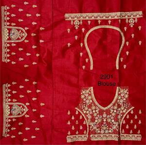 Designer Bridal <b>Lehenga</b> Choli with Heavy Embroidery and Diamond Work - Product Image 5