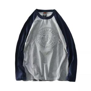 เสื้อฮู้ดดี้และเสื้อสเวตเชิ้ตผู้ชายผ้าฝ้ายสำหรับฤดูหนาวปักโลโก้ตามสั่ง คอกลม ทรงพูลโอเวอร์ มีไซส์พลัส - Product Image 4