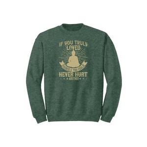 Sweat-shirt en coton mélangé Style décontracté Bouddha Thèmes Imprimer 12 Options de couleur 260-280 GSM Placement de conception personnalisable pour l'hiver - Product Image 6