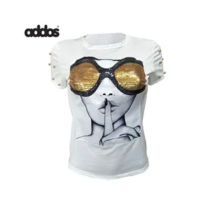 Camiseta con estampado 3D de "Bad bunny" para mujer, ropa para mujer, camiseta para mujer, camiseta blanca, estilo