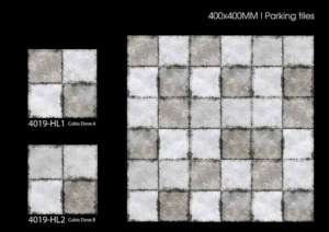 Dalles de sol robustes pour extérieur 40x40cm 400x400mm, surface céramique mate pour allées et espaces ouverts - Product Image 1