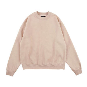 Concevez votre propre sweat-shirt uni 100% coton de haute qualité pour hommes sweat-shirt surdimensionné à col rond personnalisé en gros - Product Image 4