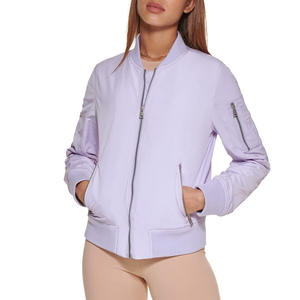 Nuevo diseño de invierno cálido sólido cremallera mujeres chaqueta cortavientos OEM fabricantes proveedores señoras chaqueta Softshell - Product Image 4