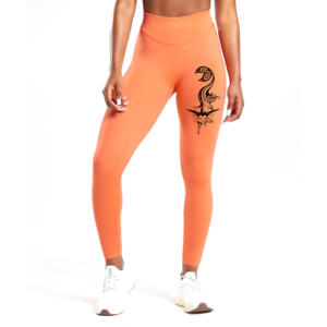 Leggings de compression sans couture taille haute OEM pour femmes 100% coton respirant conception d'impression personnalisée pour adultes jeunes filles - Product Image 6