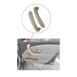 Ensemble de couvre-accoudoirs intérieurs en cuir et ABS beige pour Renault Fluence et Megane 3 portes - Droite-Gauche - Modèle 809540013R - Product Image 2