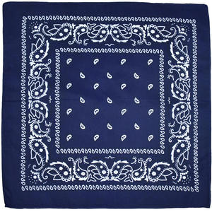 ผ้าพันคอโพลีเอสเตอร์ลายเพสลีย์ ขนาด 22*22 นิ้ว แบบสั่งทำพิเศษ สำหรับฮิปฮอป ปั่นจักรยาน คาวบอย ใช้เป็นผ้าโพกศีรษะ - Product Image 4