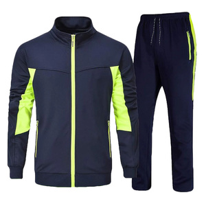 Venta al por mayor de alta calidad de los hombres conjunto de chándal de 2 piezas con cremallera completa Sweatsuit en estilo único y mejor calidad - Product Image 2