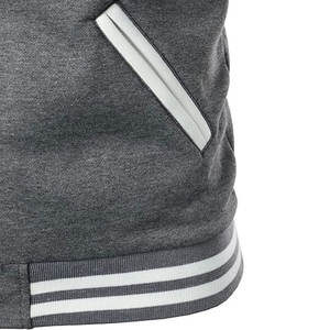 Chaqueta Universitaria de Primera Calidad para Hombre, Ropa Casual al por Mayor con Cuello Alto - Product Image 4