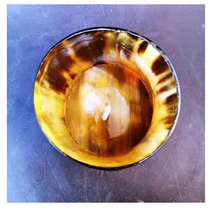 Corne de buffle naturelle rustique moderne ovale formes rondes Corne plat rasage fabriqué en Inde - Product Image 4