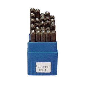 Punzoni in Acciaio per Lettere, Altezza in mm. 4 - Product Image 1