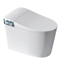 WC intelligent monobloc en céramique avec bidet électrique, chauffage instantané et fonctions automatiques