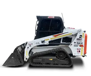 Mini Skid Stuur Loader Met Bevestiging Voorlader Tractor / Mini Crawler Rupsbanden Skid Stuur Voorlader