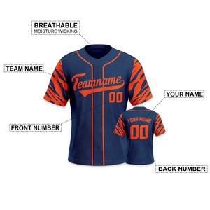 Camisetas de béisbol con nombre personalizado, ropa de calle para hombre A3 con logotipo de jugador de equipo, camisetas para hombre con envío directo - Product Image 4